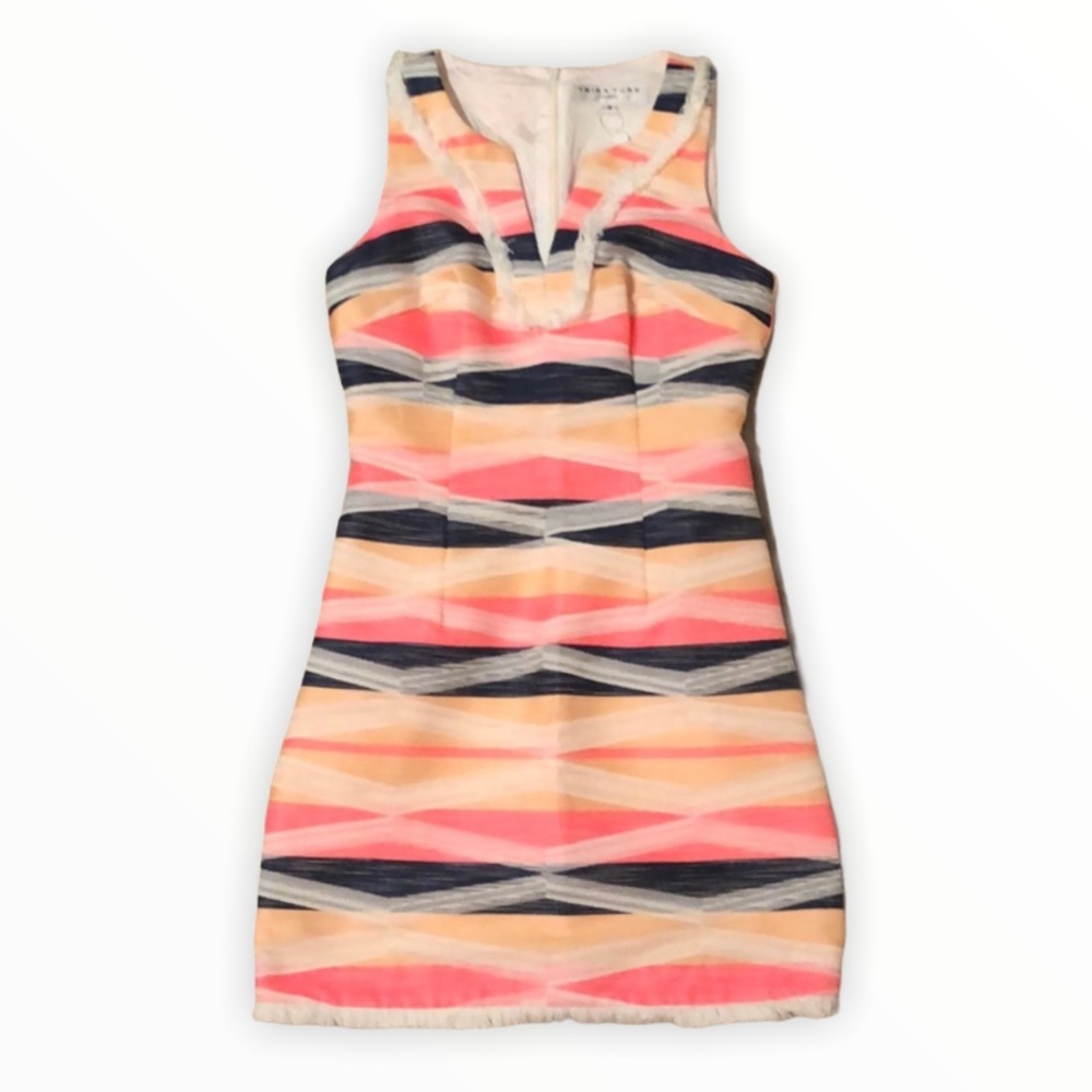 NWT Trina Turk Tri-Multi Color Deimi Dress